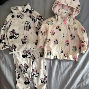 H&M Kids Matching Set - Cream and Pink